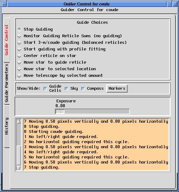 guider control window